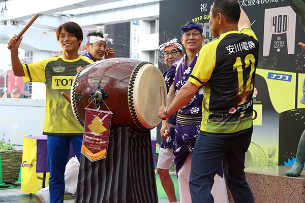 小倉祇園太鼓400周年 ギラフェス19 コラボ企画発表会 ギラヴァンツ北九州 オフィシャルサイト